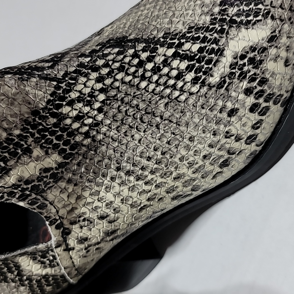 COPY - BLONDO SZ 7.5M WESTERN SNAKESKIN ANKLE BOOTS WATERPROOF COWBOY POINTY TO… - Picture 5 of 16